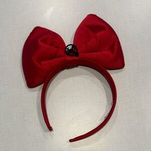 Red Bow Headband